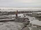 Steven on the beach at Newport