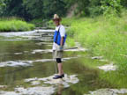 Rick on the banks of the Nehalem River