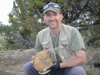 Not an dino but Aaron found a nice Cretaceous ammonite